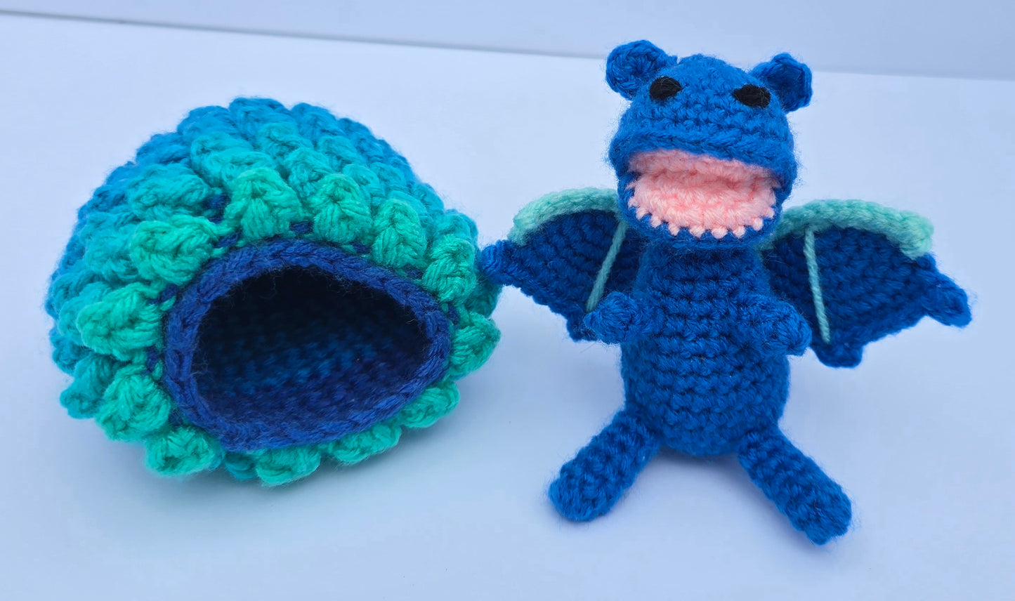 Baby Dragon with Egg