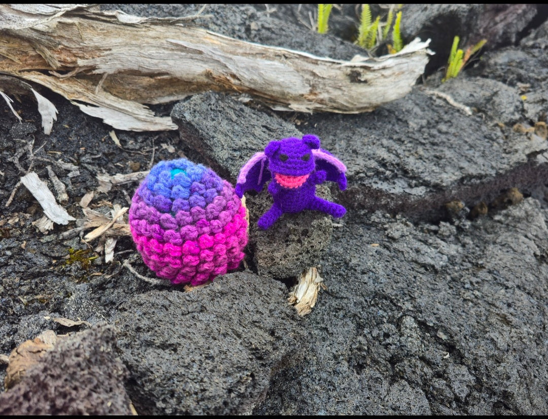 Baby Dragon with Egg