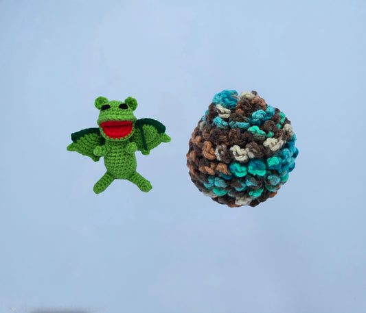 Baby Dragon with Egg